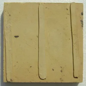 Tile reverse after metal paper separators removed
