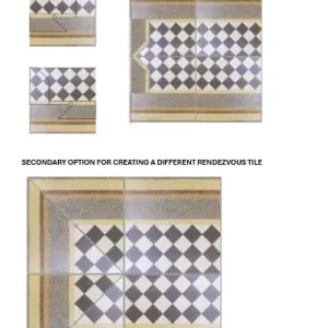 Tiler cuts required to create new rendezvous tiles