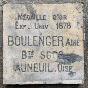 Tile reverse stamp