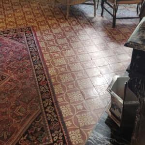 Boulenger tiles in Claude Monet house, Giverny, France