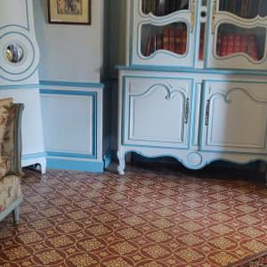 Boulenger tiles in Claude Monet house, Giverny, France