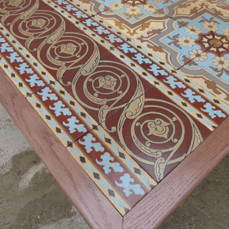 Boch Frères & Villeroy & Boch Encaustic Tile Floor c. 1881-1900